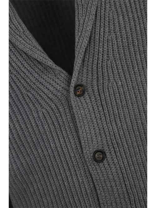 Cardigan in lana grigio Eleventy | J71MAGJ01 MAG2401213